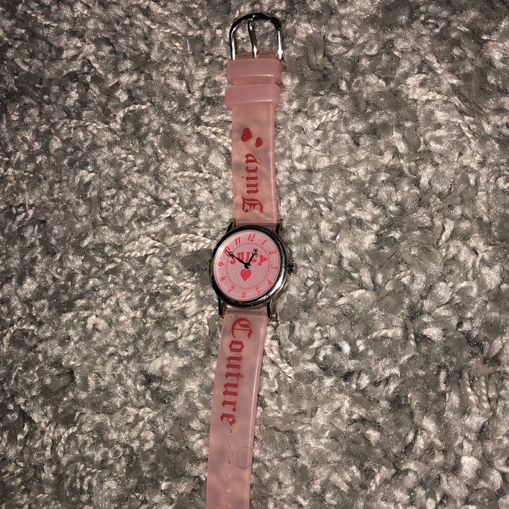 A pink Juicy Couture watch